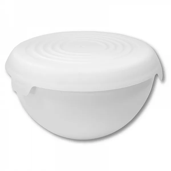 PRACTIC BĄBLE miska plastikowa z pokrywką 3l biała