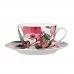 ALTOM DESIGN HIBISKUS filiżanka ze spodkiem 200 ml