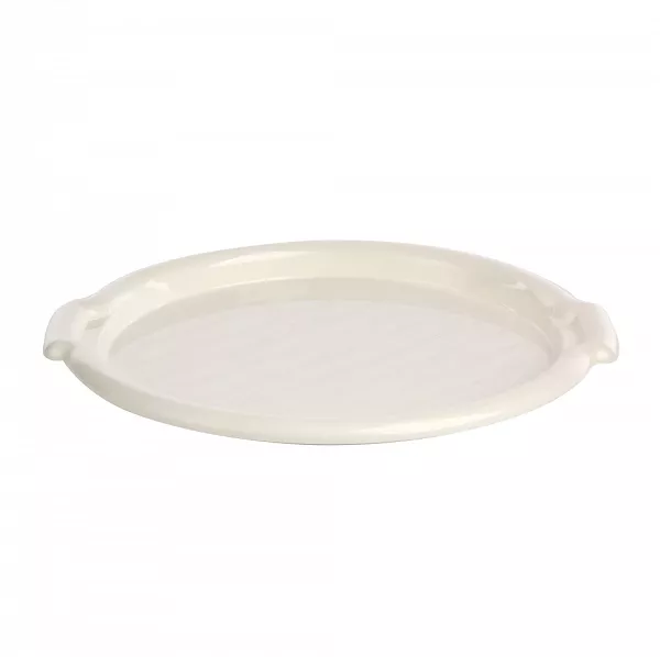 TONTARELLI taca okrągła śr.38cm biała