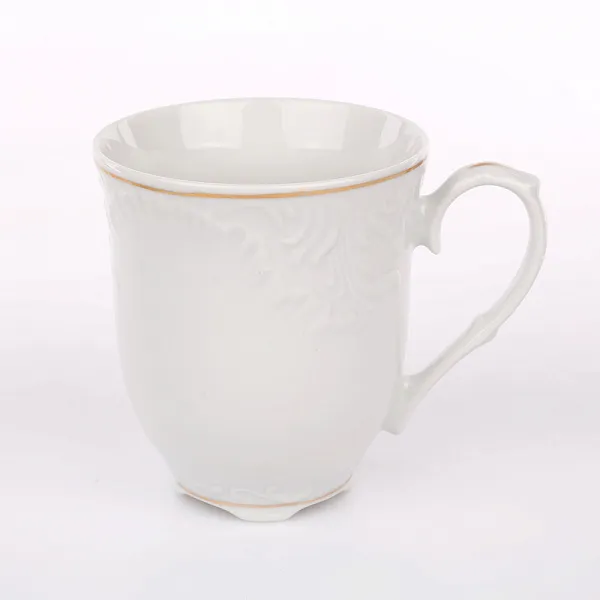 ĆMIELÓW ROCOCO ZŁOTY PASEK kubek porcelanowy 300ml