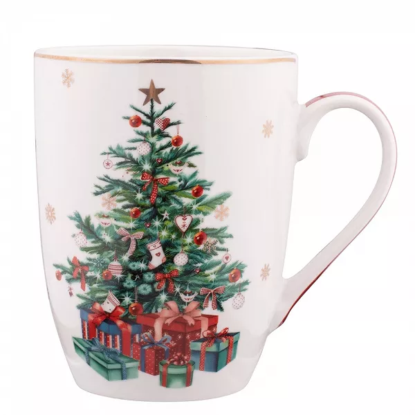 ALTOM DESIGN CHRISTMAS TREE kubek baryłka na Święta Boże Narodzenie 300 ml