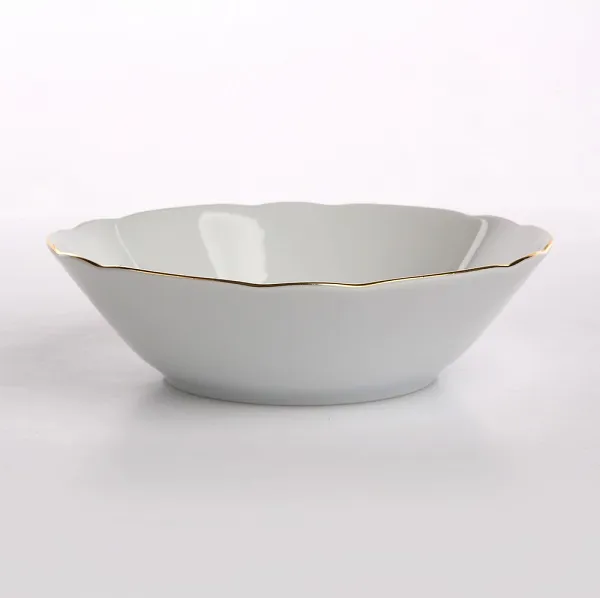 ĆMIELÓW FESTON ZŁOTY PASEK miseczka / salaterka okrągła porcelanowa 15cm