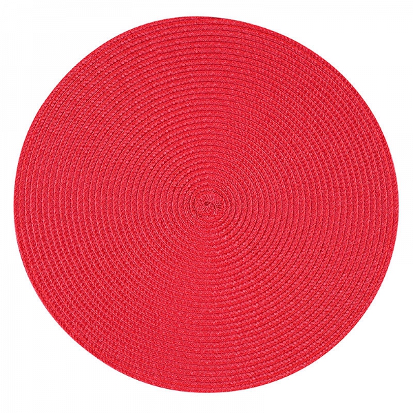 ALTOM DESIGN mata słomkowa / podkładka 38cm czerwona