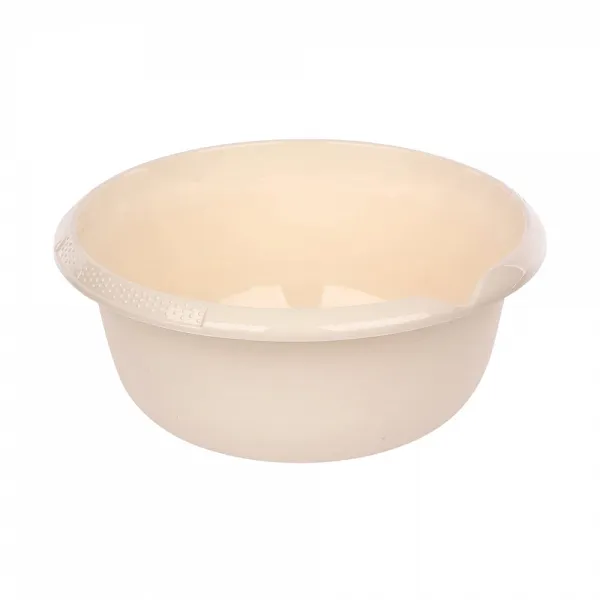 KEEEPER miska okrągła plastikowa z wylewką 32cm 6l kremowa
