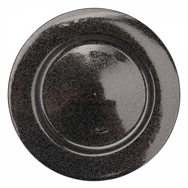 ALTOM DESIGN podkładka pod talerz z brokatem 33 cm czarna