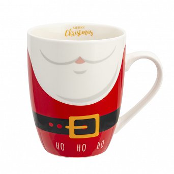 ALTOM DESIGN kubek porcelanowy do kawy i herbaty wzór Świąteczny 340 ml DEK. Mikołaj