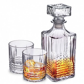 ALTOM DESIGNE MUSCAT zestaw do whisky karafka 900 ml + 4 szklanki 330 ml