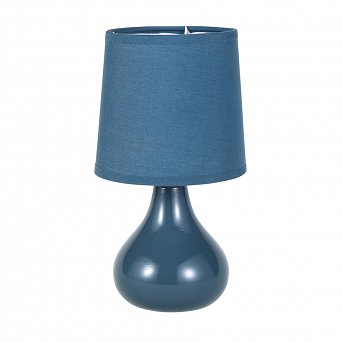 ALTOM DESIGN lampa stołowa na ceramicznej podstawie 13x23,5 cm morska