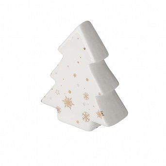 ALTOM DESIGN figurka na Boże Narodzenie ozdoba świąteczna ceramiczna choinka 8x3,5x10,5 cm