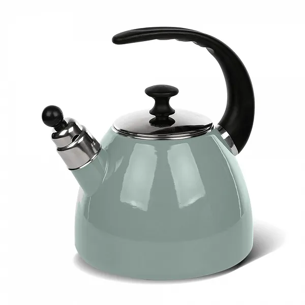 ALTOM DESIGN BALBINA Czajnik emaliowany stożek 2,5L SZAŁWIOWY
