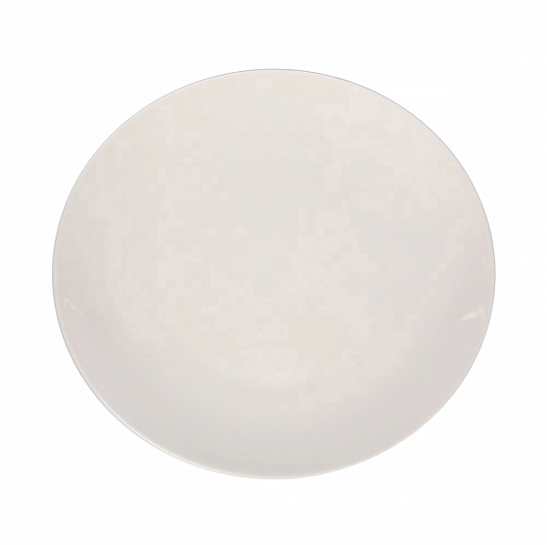 ALTOM DESIGN BELLA ECRU porcelanowy talerz obiadowy okrągły płytki średnica 26cm