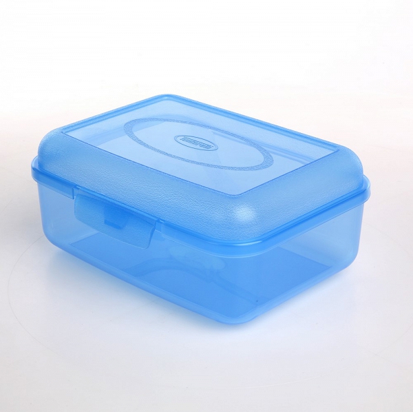 TONTARELLI FILL BOX pojemnik hermetycznie zamykany na żywność 1,5L transparentny niebieski
