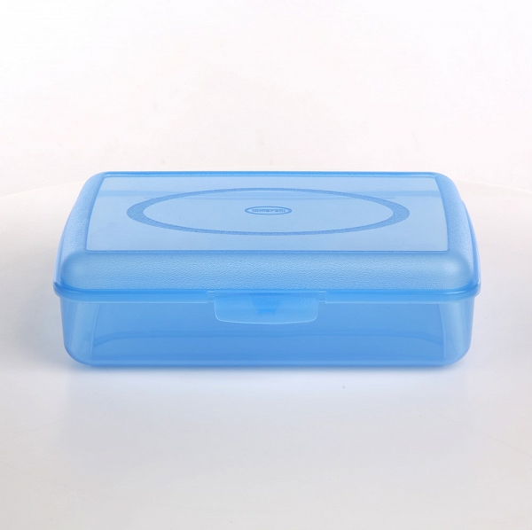 TONTARELLI FILL BOX pojemnik hermetycznie zamykany na żywność 4L transparentny niebieski