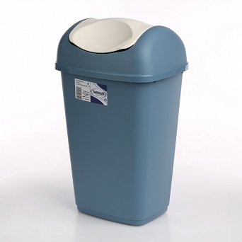 TONTARELLI GRACE kosz na śmieci z uchylną pokrywą 15l niebieski