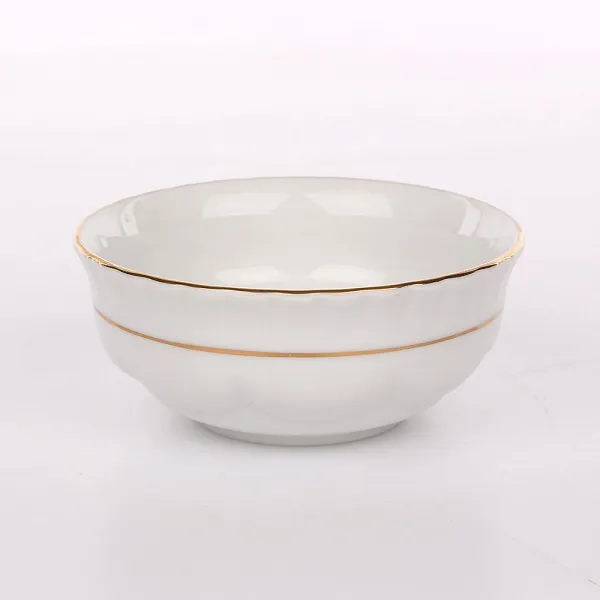 CHODZIEŻ IWONA ZŁOTY PASEK miseczka / salaterka okrągła porcelanowa 8cm