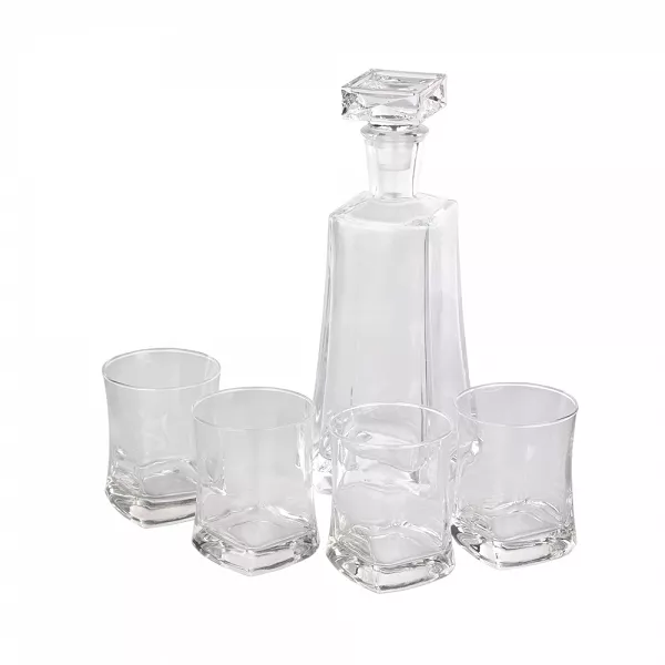 ALTOM DESIGN zestaw do whisky karafka 0,75L + 4 szklanki