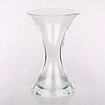 EDWANEX X dekoracyjny wazon na kwiaty o wysokości 18cm szklany