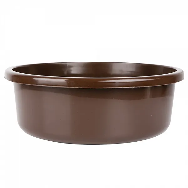 BENTOM CLASSIC okrągła miska plastikowa 46cm 20l brąz