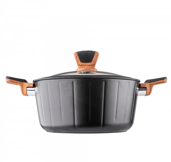 VALDINOX INITIO Garnek 24CM z pokrywką 4,0L. gaz indukcja