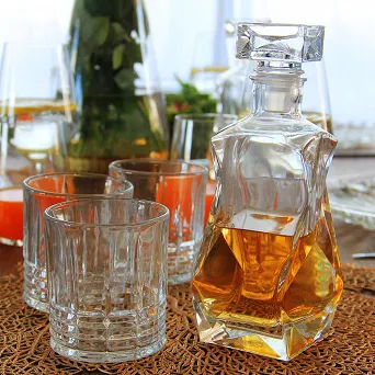 EDWANEX karafka do alkoholi ze szklanym korkiem 375ml
