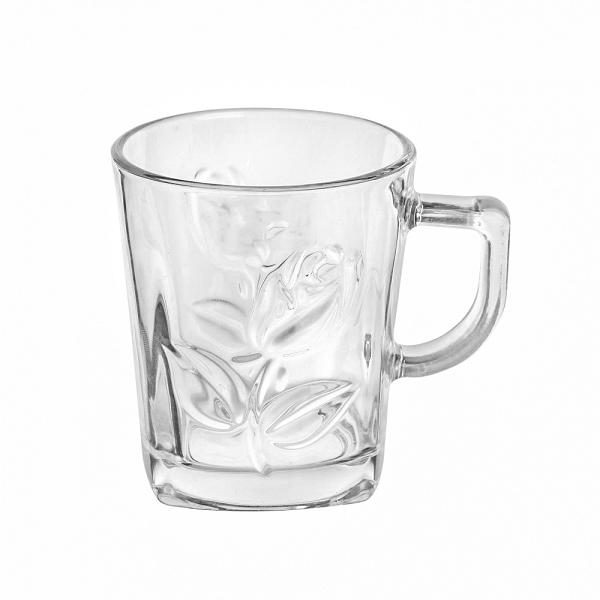 ALTOM DESIGN ROSE szklanka z uchwytem / kubek szklany 240ml