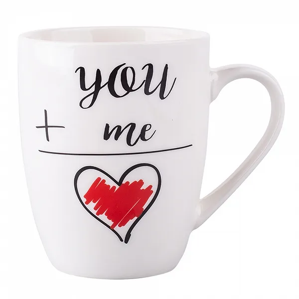 ALTOM DESIGN Kubek baryłka 300ml dek. You+Me