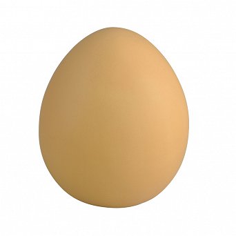 ALTOM DESIGN figurka jajko matowe żółte ozdoba na Wielkanoc 6,5x6,5x7,5 cm