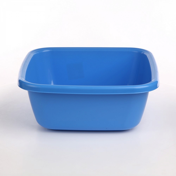 TONTARELLI plastikowa miska kwadratowa 34x34cm 9l kolor niebieski