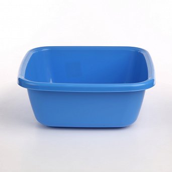 TONTARELLI plastikowa miska kwadratowa 34x34cm 9l kolor niebieski