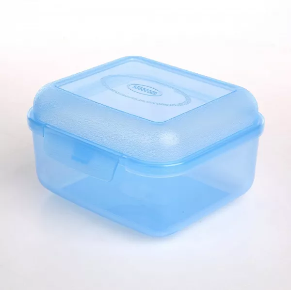 TONTARELLI FILL BOX pojemnik hermetycznie zamykany na żywność 1L transparentny niebieski