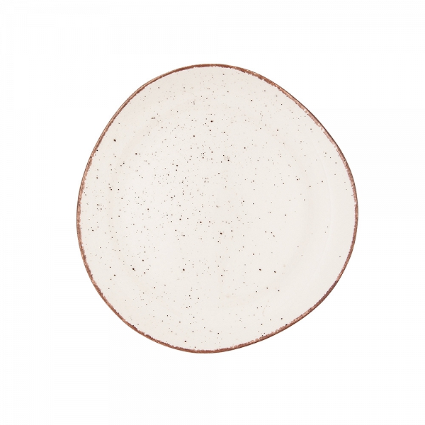 ALTOM DESIGN ORGANIC SAND Porcelanowy talerz deserowy 19,5 cm 