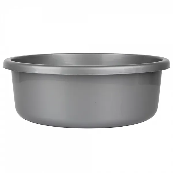 BENTOM CLASSIC okrągła miska plastikowa 46cm 20l srebrny