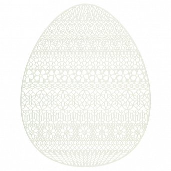 ALTOM DESIGN podkładka mata stołowa pvc 32X40 cm jajko miętowa