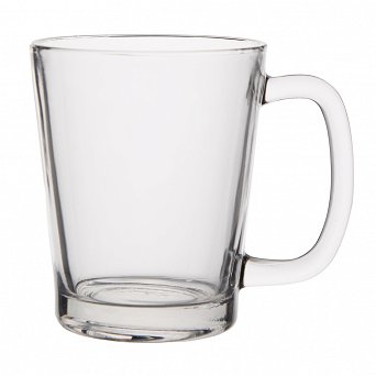 ALTOM DESIGN OLAF kubek szklany / szklanka do kawy i herbaty 300 ml