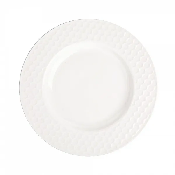 ALTOM DESIGN HONEY talerzyk deserowy porcelanowy 20cm biały
