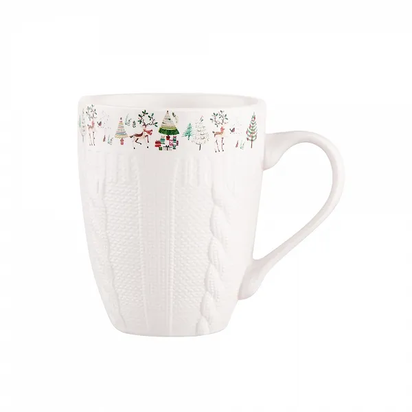 ALTOM DESIGN XMAS TREE kubek porcelanowy świąteczny 300 ml