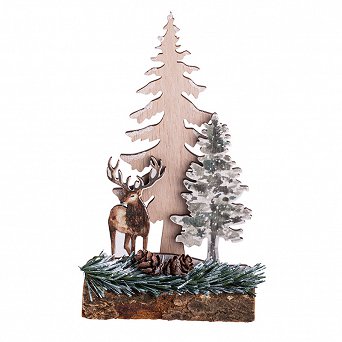 ALTOM DESIGN Figurka drewniana świąteczny las
