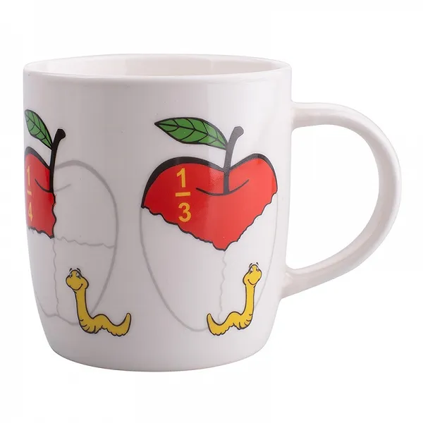 ALTOM DESIGN Kubek baryłka szeroka 300ml dek. ułamki