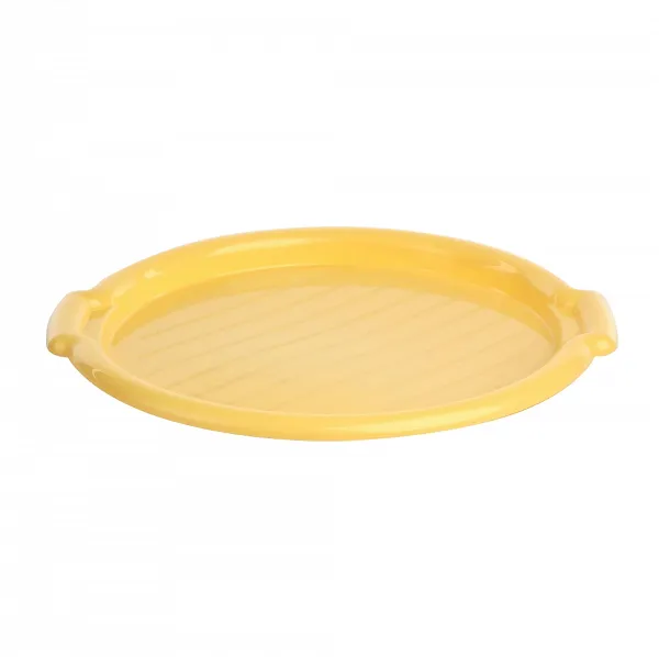 TONTARELLI taca okrągła śr.38cm żółta