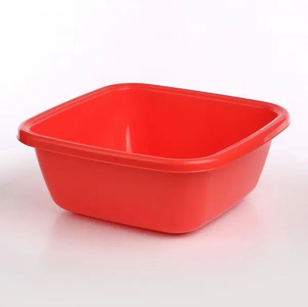 TONTARELLI plastikowa miska kwadratowa 38x38cm 14l kolor koralowy
