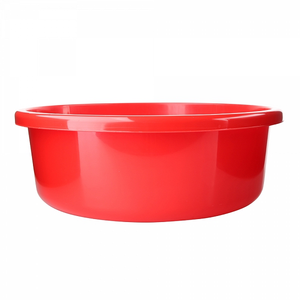BENTOM CLASSIC okrągła miska plastikowa 46cm 20l czerwony