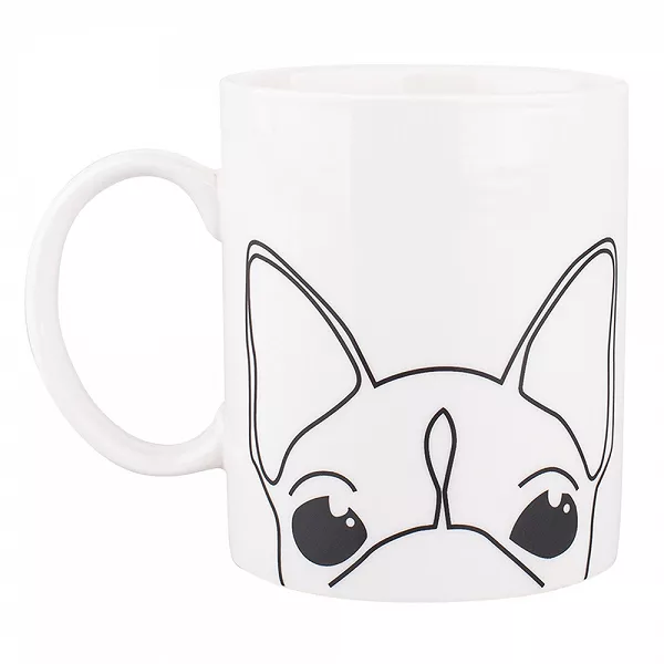 ALTOM DESIGN PETS kubek porcelanowy do kawy i herbaty 300 ML 300 ML DEK. PIES COLOR BOX