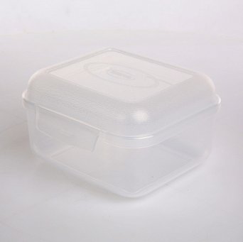 TONTARELLI FILL BOX pojemnik hermetycznie zamykany na żywność 1L transparentny biały