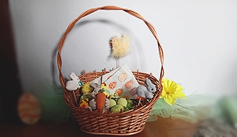 Pomocne inspiracje na dekoracje koszyczka Wielkanocnego