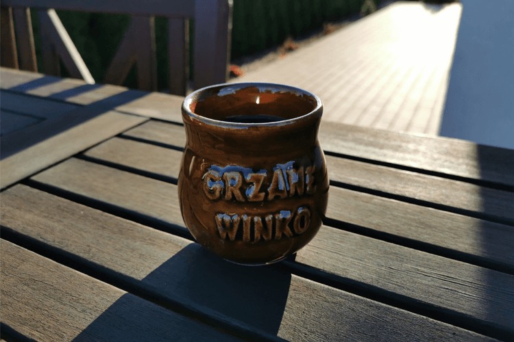 naczynie kamionkowe grzane winko